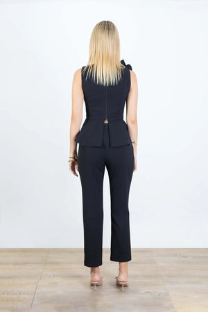 Ruby Ruffle Peplum Saco - Reina Diaz