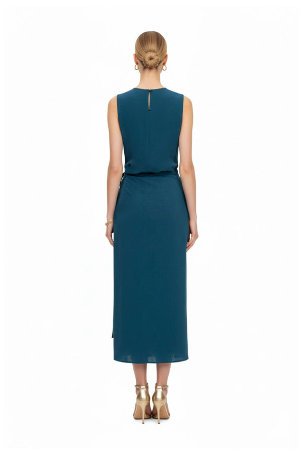 Saige V - Neck Vestido - Reina Diaz
