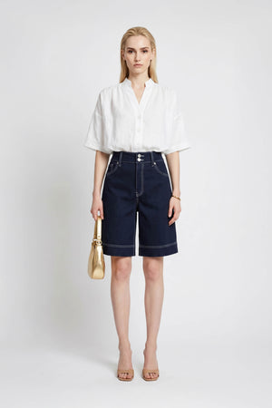 Silvia Cropped Volume Blusa - Reina Diaz