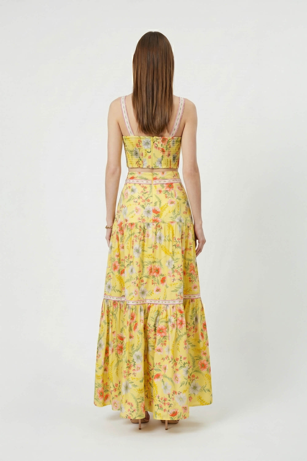 Taormina Tiered Maxi Skirt - Reina Diaz