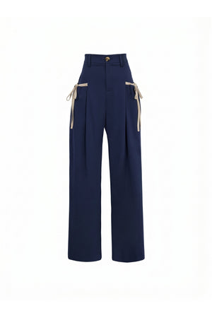 Ties Wide-Leg Pantalón 731122 MAR - Reina Diaz