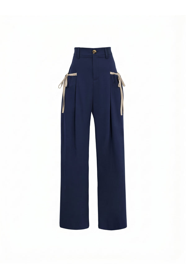 Ties Wide-Leg Pantalón 731122 MAR - Reina Diaz