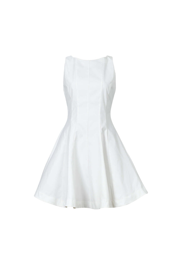 Toscana Sleeveless Crew-Neck Vestido Corto 723175 - Reina Diaz