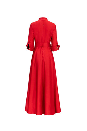 Valentina Maxi Bow Vestido - Reina Diaz