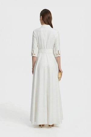 Valentina Maxi Bow Vestido - Reina Diaz