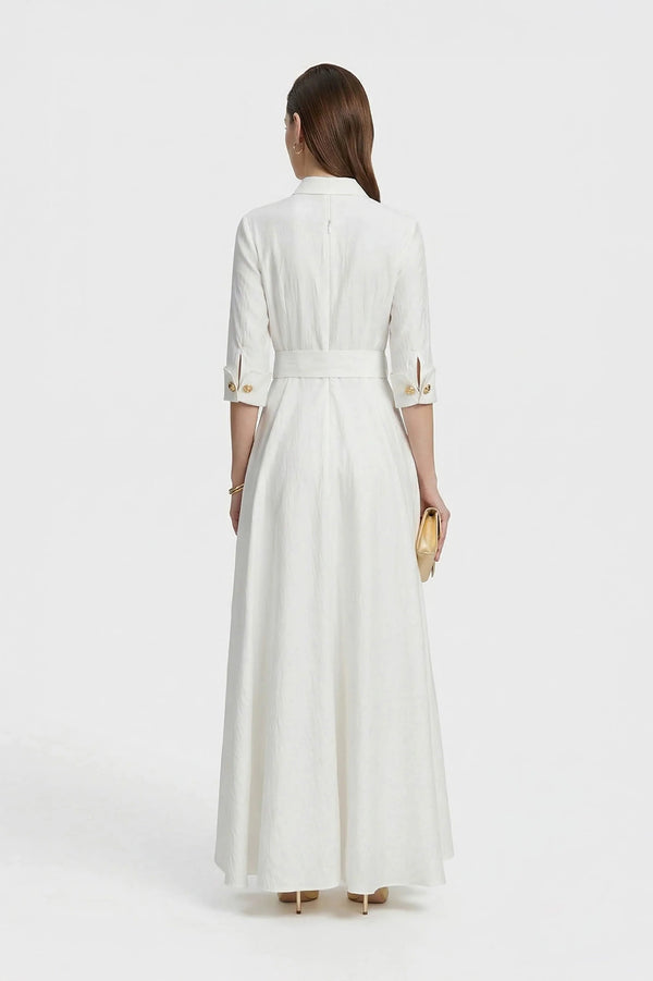 Valentina Maxi Bow Vestido - Reina Diaz