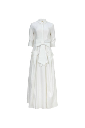 Valentina Maxi Bow Vestido - Reina Diaz