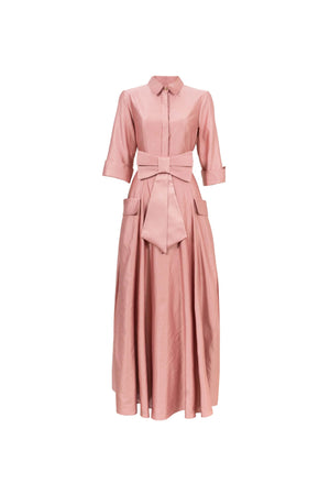 Valentina Maxi Bow Vestido - Reina Diaz