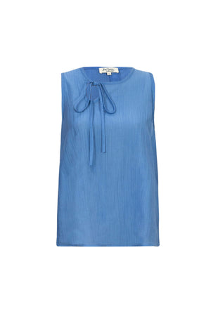 Valeria Asymmetric Halter Sleeveless Blusa 752866 - Reina Diaz