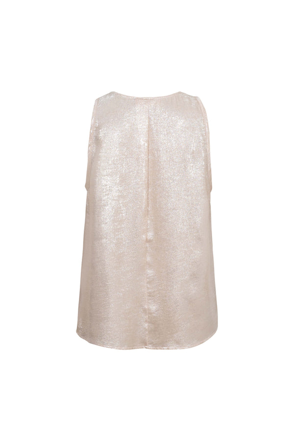 Valeria Asymmetric Halter Sleeveless Blusa 752866 - Reina Diaz
