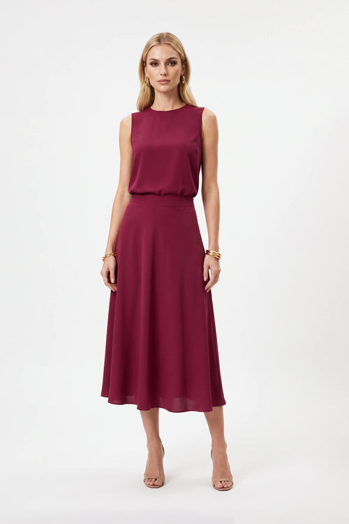 Valeria High-Waist Flared Maxi Falda 541374 BET - Reina Diaz