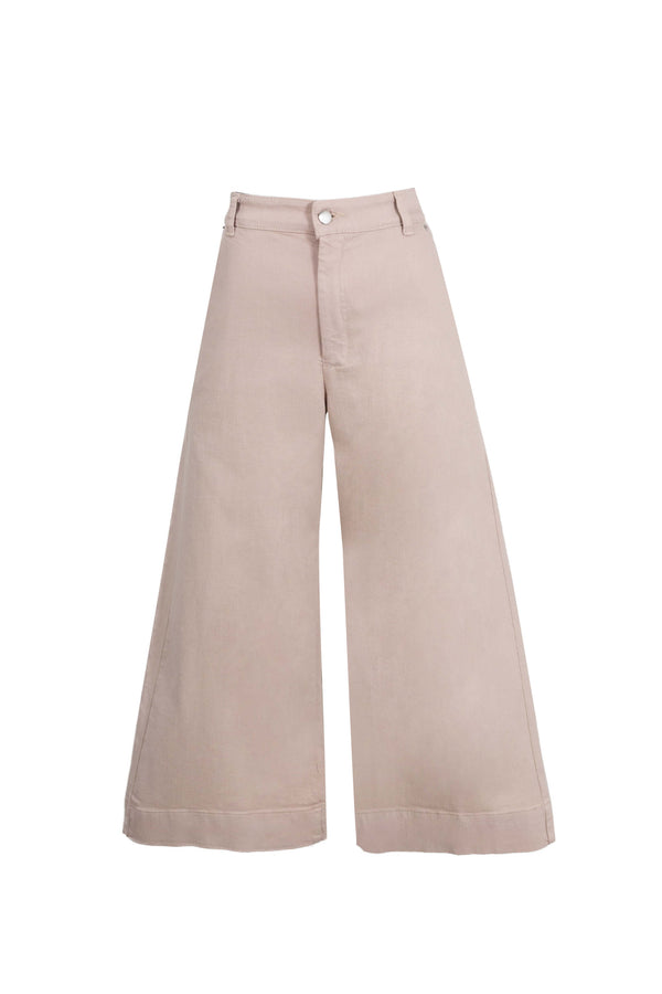 Valeria High-Waist Wide-Leg Pantalón 731147 ARE - Reina Diaz