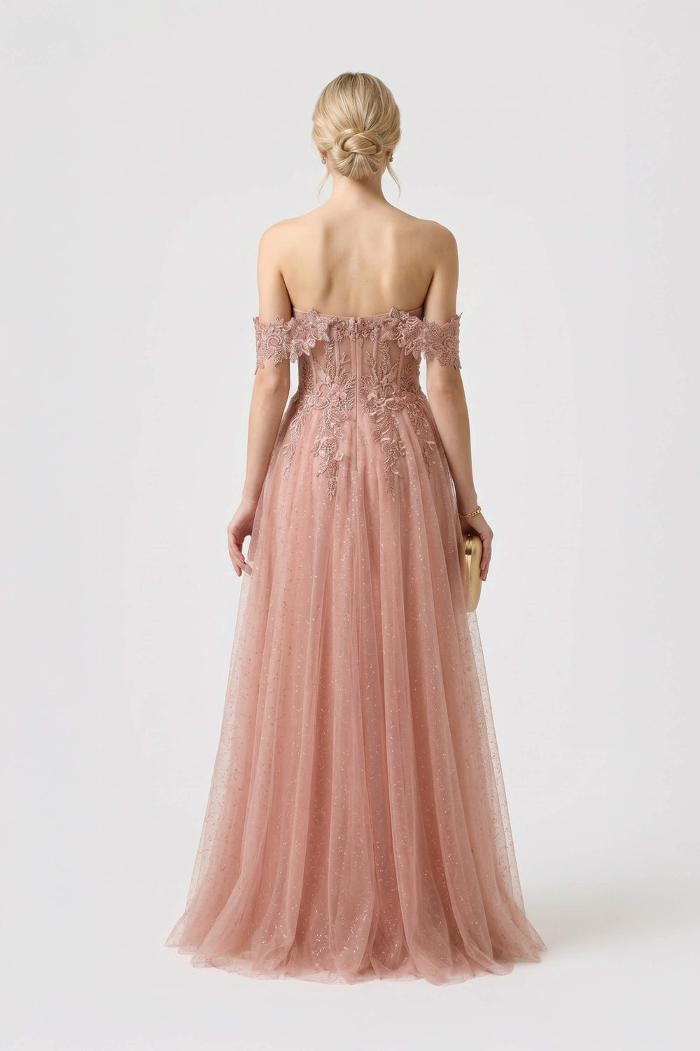 Valeria Off-Shoulder Sweetheart Vestido Fiesta - Reina Diaz