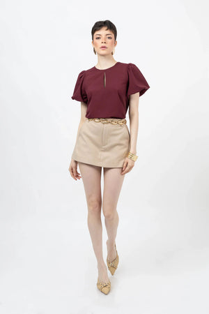 Vera Tailored Mini Skort - Reina Diaz