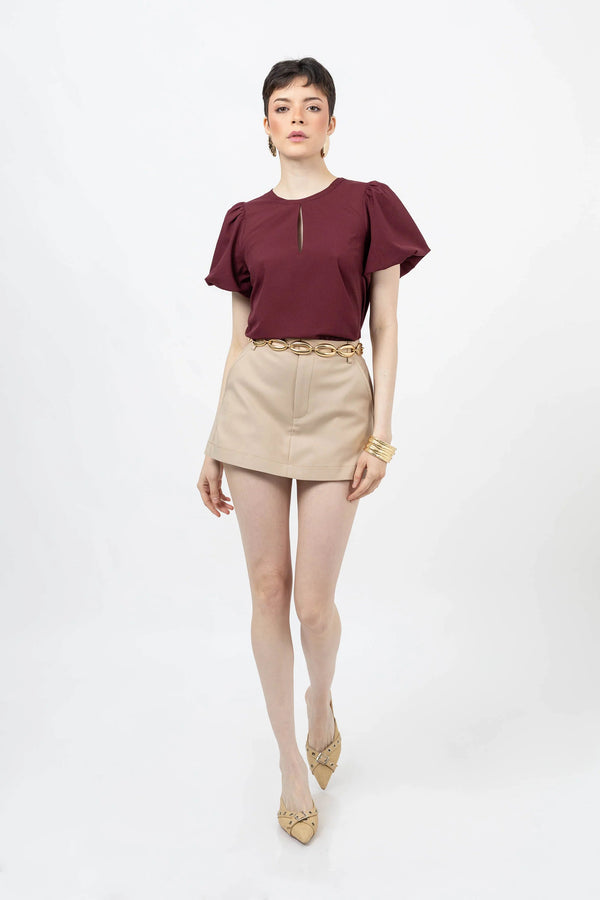 Vera Tailored Mini Skort - Reina Diaz