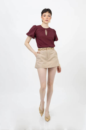Vera Tailored Mini Skort - Reina Diaz