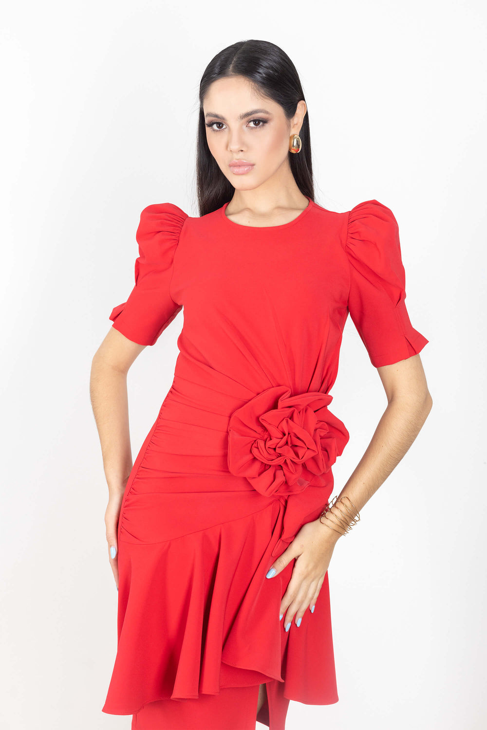 Vestido - 525863 - ROJ