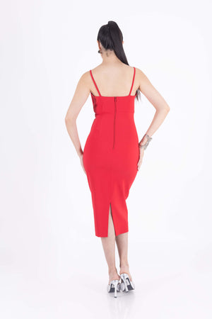 Vestido - 525984 - ROJ - Reina Diaz