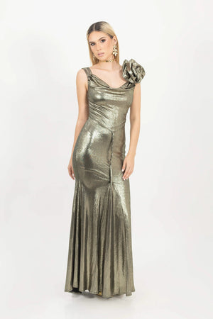 Vestido - 526114 - ORO - Reina Diaz