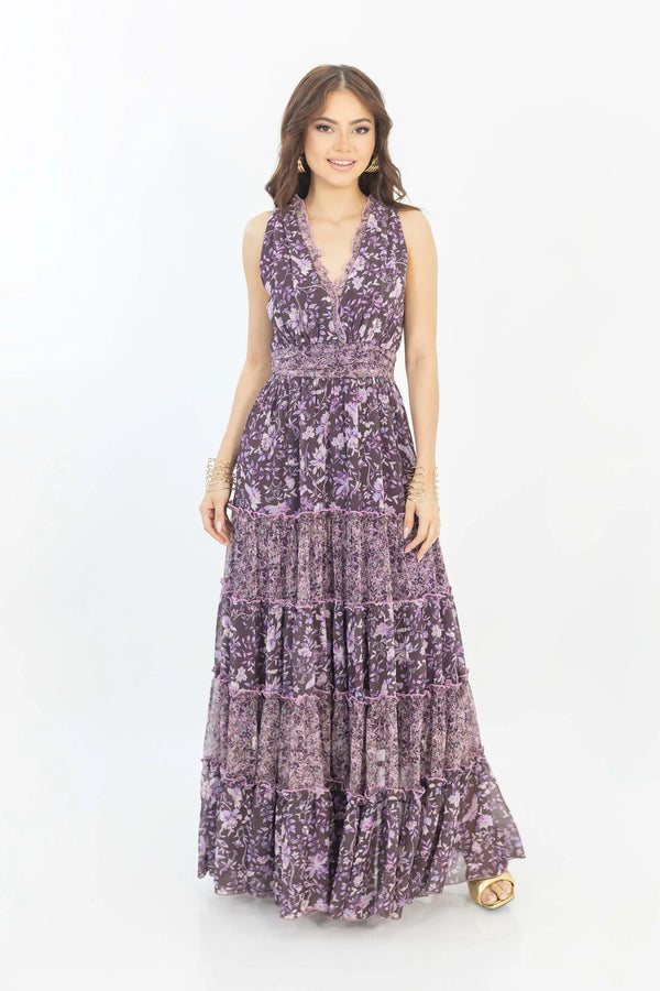 Vestido - 526128 - MOR - Reina Diaz