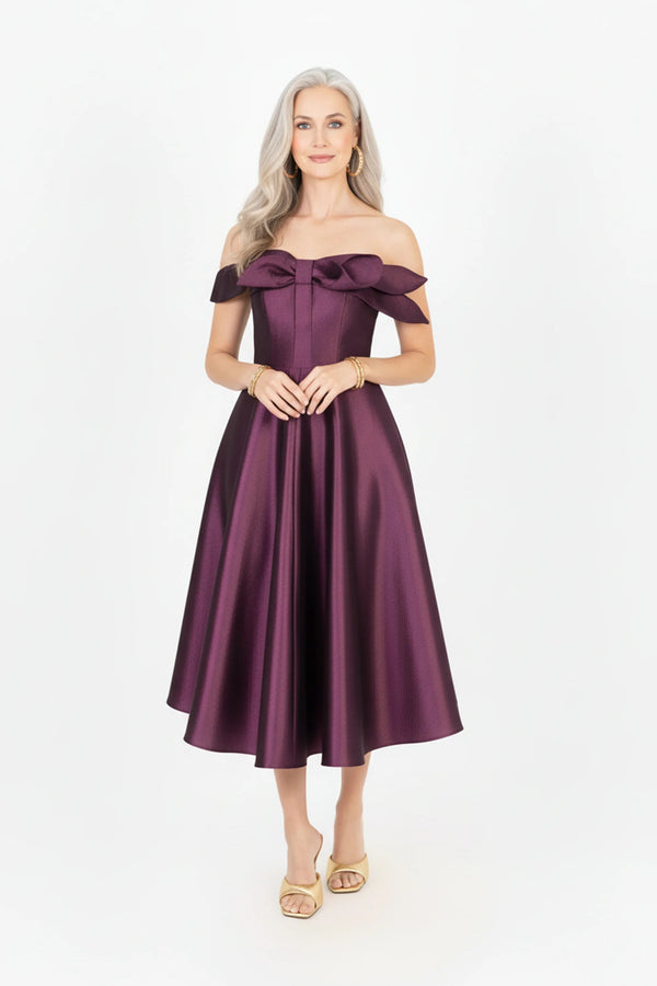 Vestido - 526215 - MOR - Reina Diaz