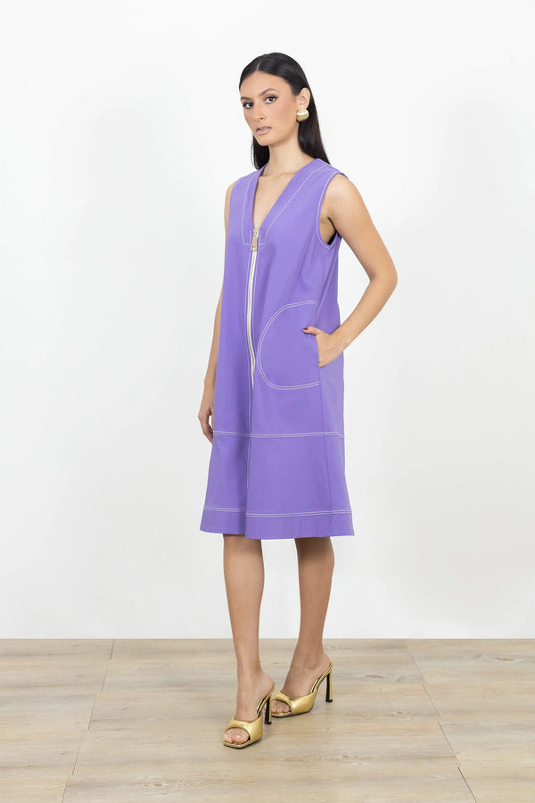 Vestido - 722805 - MOR - Reina Diaz