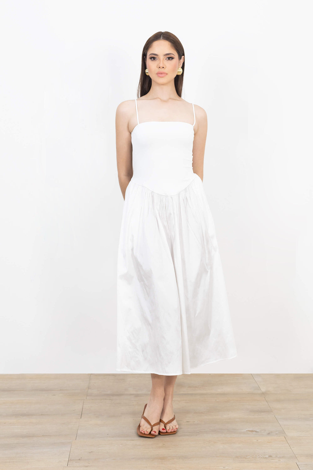 Vestido - 722930 - BCO - Reina Diaz
