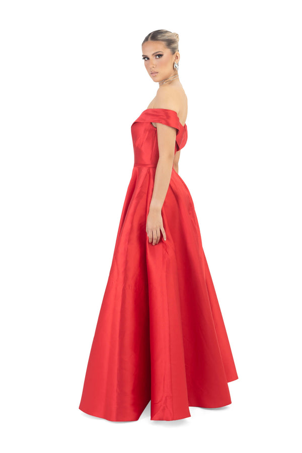 Vestido - F421116 - ROJ - Reina Diaz