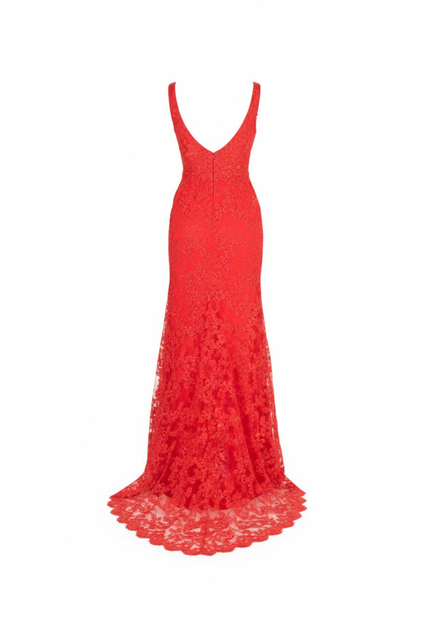 Vestido - F421145 - ROJ - Reina Diaz