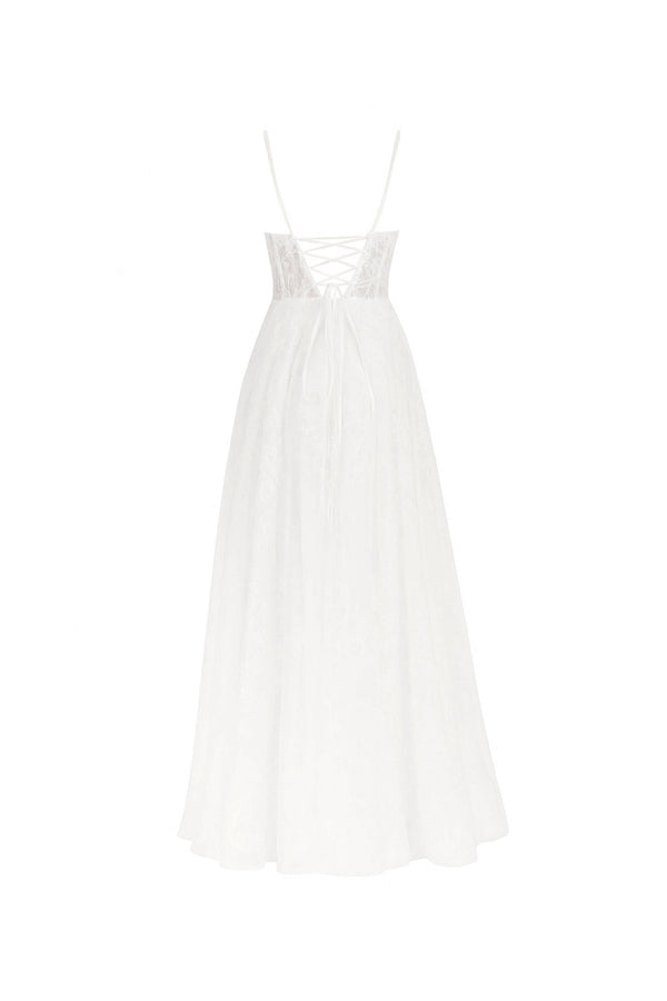 Vestido - F421161 - BCO - Reina Diaz