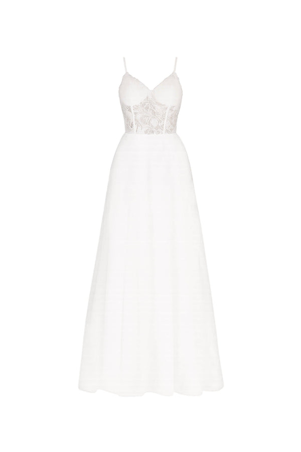 Vestido - F421161 - BCO - Reina Diaz