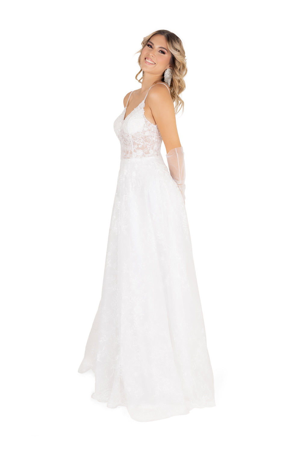Vestido - F421161 - BCO - Reina Diaz