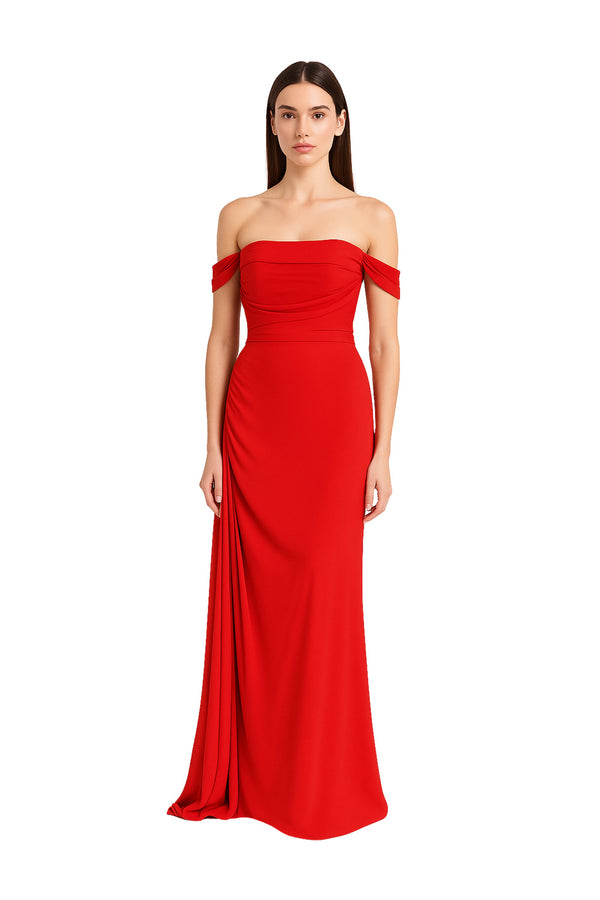 Vestido - F421326 - ROJ - Reina Diaz