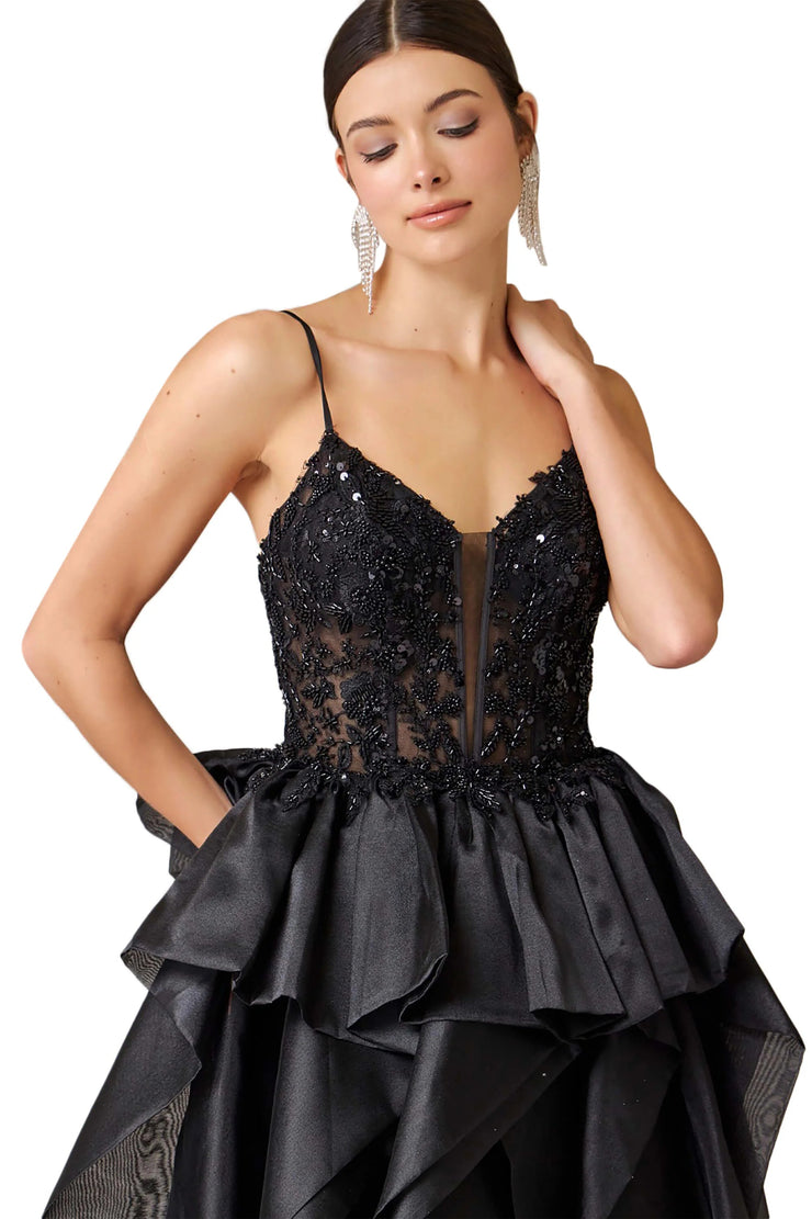 Vestido - F421368 - NEG - Reina Diaz