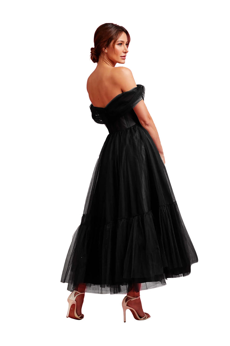 Vestido - F421382 - NEG - Reina Diaz