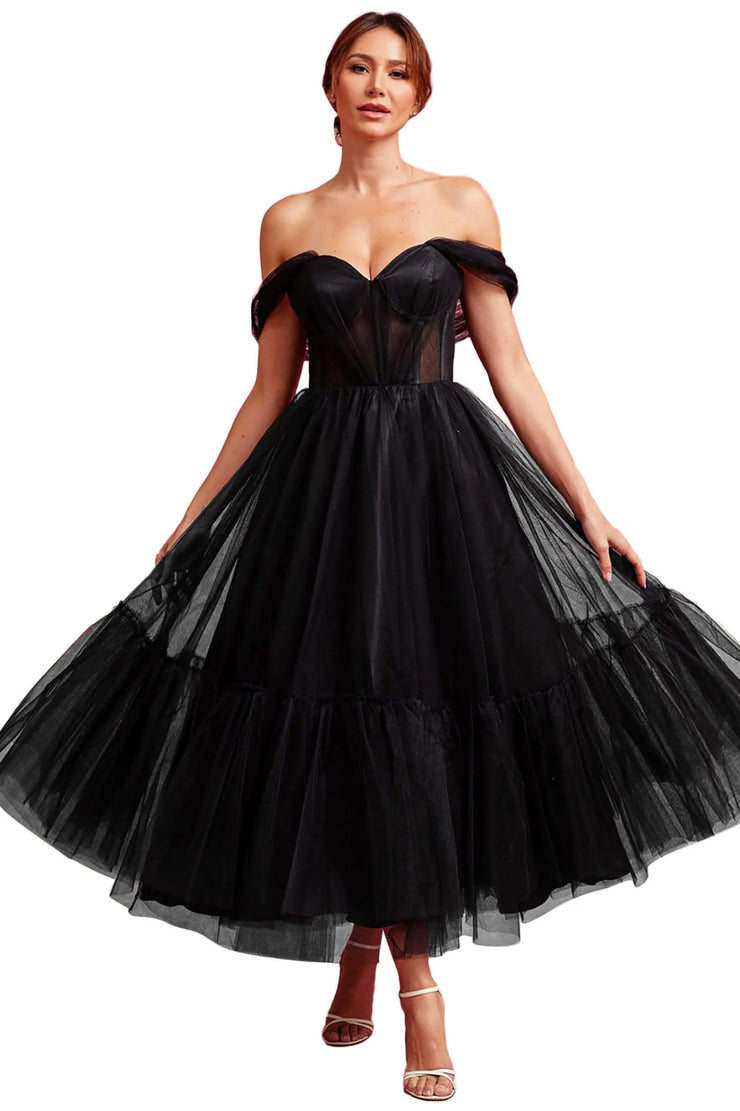 Vestido - F421382 - NEG - Reina Diaz
