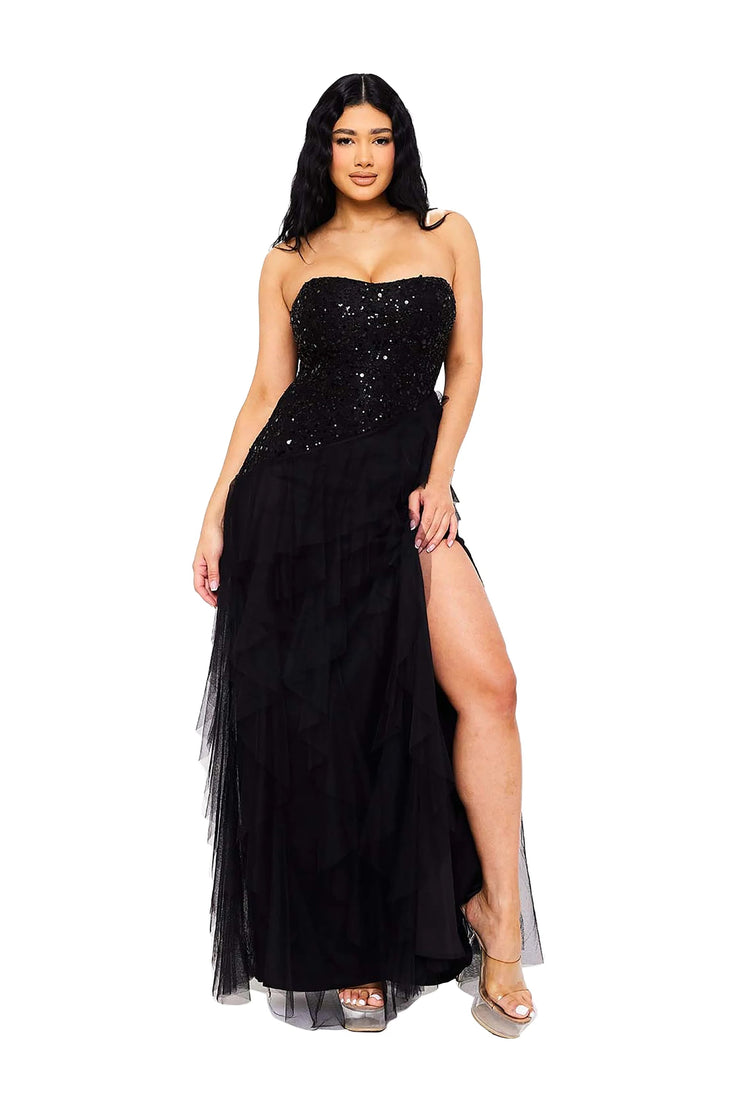 Vestido - F421400 - NEG - Reina Diaz