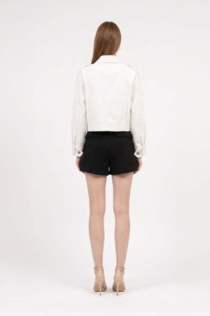 Victoria Utility Cropped Chamarra 700488 HUE - Reina Diaz
