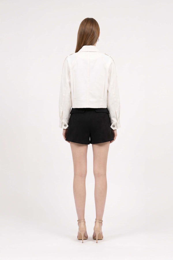 Victoria Utility Cropped Chamarra 700488 HUE - Reina Diaz