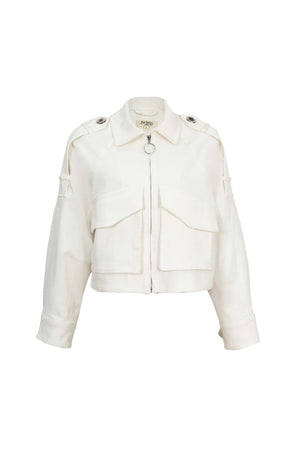 Victoria Utility Cropped Chamarra 700488 HUE - Reina Diaz