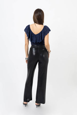 Viviana Ruffle-Overlay Sleeveless Top 752901 - Reina Diaz
