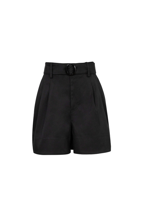 Ximena Printed Belted Short 731156 NEG - Reina Diaz