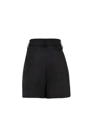 Ximena Printed Belted Short 731156 NEG - Reina Diaz
