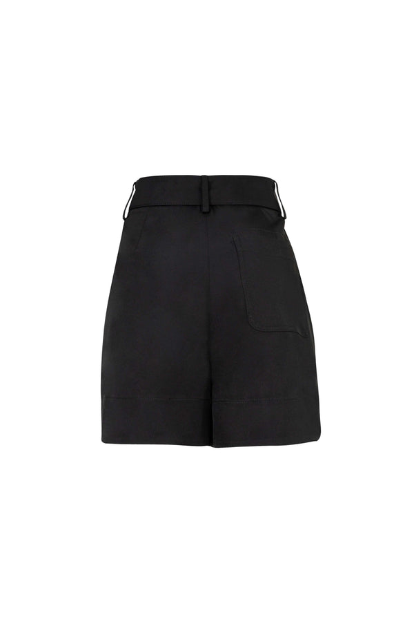 Ximena Printed Belted Short 731156 NEG - Reina Diaz