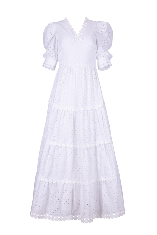 Vestido - 525510 - BCO - Reina Diaz