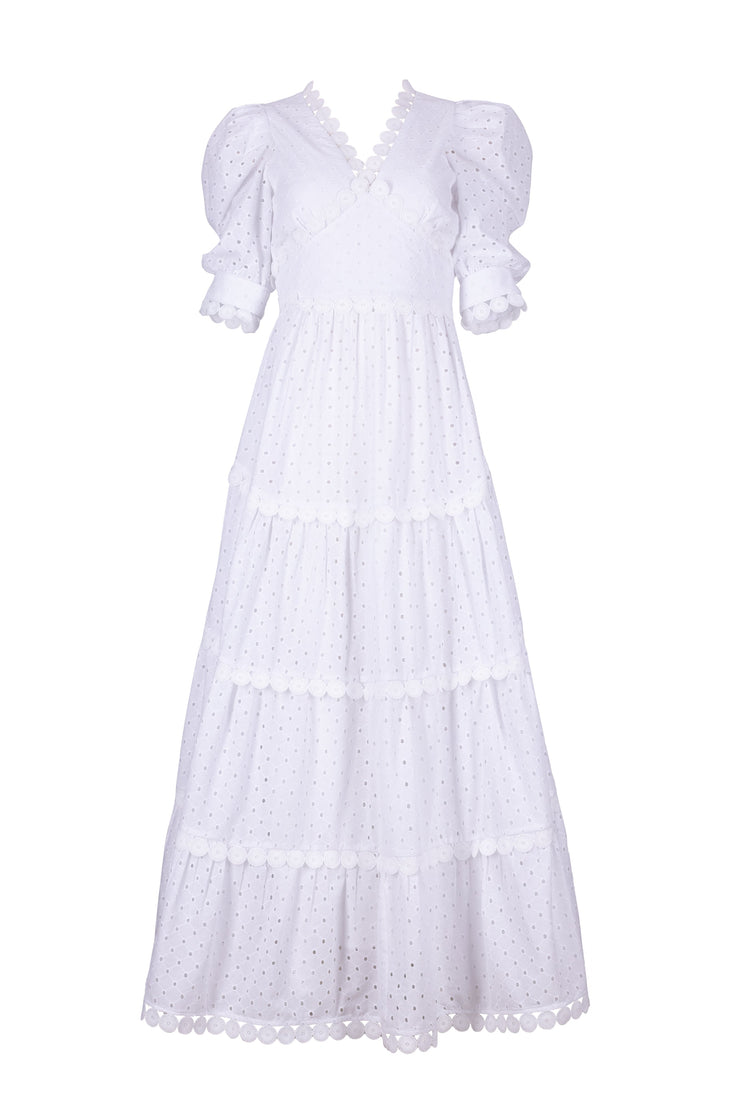 Vestido - 525510 - BCO - Reina Diaz